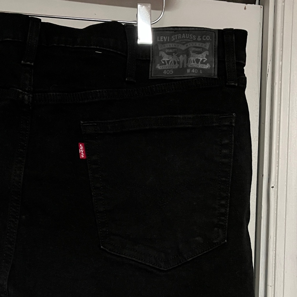 Levi's Black Denim Shorts for Men 40 - Picture 9 of 14